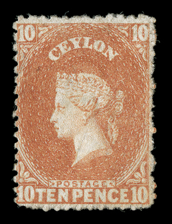 Perf 12½ 10d. dull vermilion, unused with part original gum, fine. B.P.A. Certificate (1995). Sc. 37 S.G. 38, £250.
