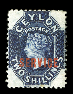 2d. to 2- set of five, unused with part to large part original gum. Sc. O2, 4-7 S.G. O1-5, £515.