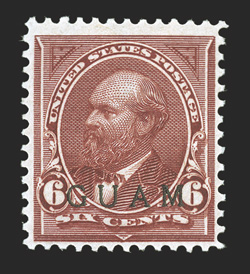 6 var., 6c Lake, with Special Printing overprint, especially bright and fresh, o.g., lightly hinged, fine only 100 printed Special Surcharge handstamp and accompanied by a
1978 PF certificate.