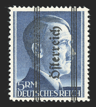 428-31, 1945 1M-5M Hitler overprinted for use in Styria cplt., o.g., n.h., very fine set (Michel 693-96 Ç750).