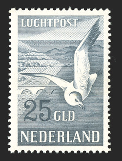 C13-14, 1951 15G and 25G Seagull air post cplt., o.g., n.h., very fine set.