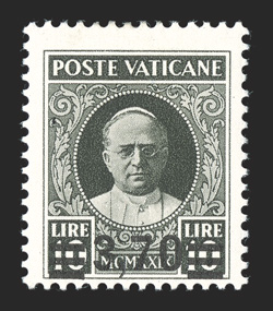 35-40, 1934 40c-3.70 Surcharges cplt., o.g., three lower values h.r., the others l.h., 40c stained spot (cat. $16.00), otherwise a fine-very fine set (Sassone 35-40
Ç1,800).