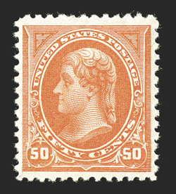 260, 50c Orange, exceedingly well centered, brilliantly fresh color, o.g., n.h., minor natural gum wrinkles, extremely fine 2006 PSE certificate.