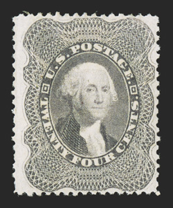 37, 24c Gray lilac, strong color and impression, full original gum, very fine 1989 PF certificate.