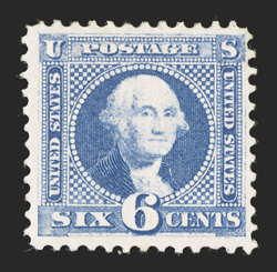 115, 6c Ultramarine, nicely centered for this difficult stamp, lovely bright fresh color, full o.g., minor h.r., very fine 1984 PF certificate.
