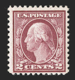 499h, 2c Lake, fresh mint example, strong distinctive color, o.g., n.h., fine PF certificate no. 298606 no longer accompanies.