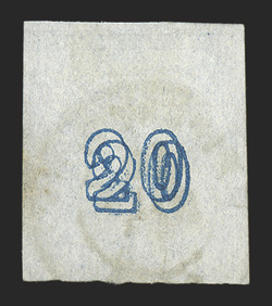 Greece Large Hermes Head control figure error collection of 27 stamps including all values from 5l to 80l values and printings from the 1862 consecutive printings to the last
printing with control figures on cream paper, includes some rare variet