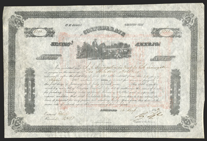 Act of February 20, 1863. $200. Cr.127, B-258. No. 3093. As previous. Very thin paper. Signed by Tyler. Edge and fold wear, about VF. From The Holger Dreher
Collection