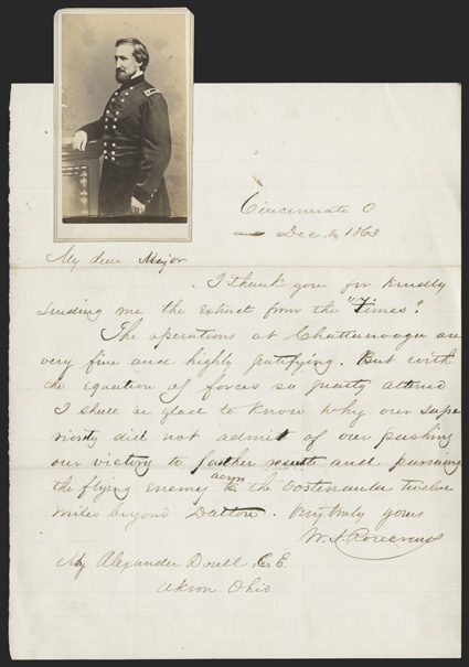 Rosecrans, William S. American soldier, diplomat, and industrialist (1819-98) after victories at Cornith, Stones River, and in the Tullahoma Campaign, he was elevated to
command the Union armies in the west, but his mismanagement at Chickamauga