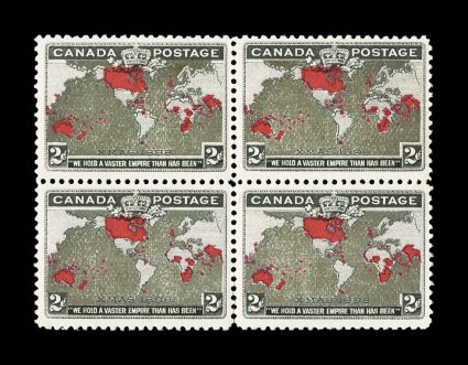 1898 2c Imperial Penny Postage, muddy water study, small collection of a mint and two unused singles, a mint block of four, four used singles and an attractive corner card
cover front with single tied by Halifax squared circle pmk., each of the