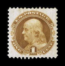 123, 1c Buff re-issue, excellent centering within large balanced margins, rich luxuriant color and a sharp impression, full o.g., extremely fine a highly desirable example of
this re-issue 1978 and 2000 PF certificates.