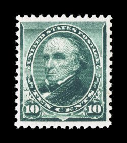 226, 10c Green, exceedingly fresh, large margins, pristine o.g., n.h., very fine 1997 PF certificate for a block of four, this being the bottom right stamp.