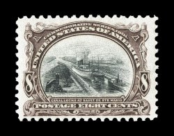 298, 8c Pan-American, exceedingly well centered, intensely rich colors, o.g., n.h., extremely fine.