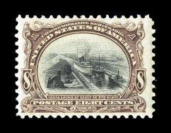 298, 8c Pan-American, strong colors, nicely centered within large margins, o.g., n.h., choice very fine 2007 PF certificate.