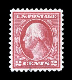 461, 2c Pale carmine red, a highly select example of this elusive used stamp, brilliantly fresh, extraordinarily well centered and margined, even its cancel is
uncharacteristically light, extremely fine 2003 PF certificate.