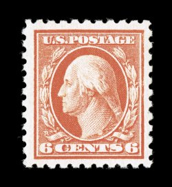468, 6c Red orange, very well centered within extra-large margins, bright fresh color, o.g., n.h., extremely fine 1999 PF certificate.