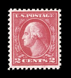 500, 2c Deep rose, Ty. Ia, pristine mint single, with deep intense color and impression, well centered and margined, flawless o.g., n.h., very fine photocopy of a 1998 PF
certificate for a block of six, this being the top left stamp.