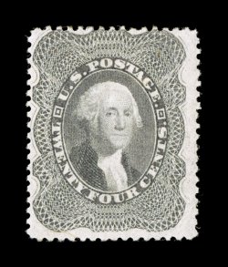37, 24c Gray lilac, fresh mint example, with strong color and impression on crisp paper, full original gum, lightly hinged, nearly very fine 1991 PF certificate.