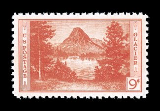 742, 743, 746, 748, 3c-9c National Parks, all are extraordinarily well centered and margined, bright rich colors, o.g., n.h., extremely fine gems each is accompanied by a 2007
PSE certificate grading Superb 98 (total SMQ $770.00).