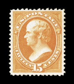 152, 15c Bright orange, unused, quite well centered within large margins, fresh color, choice very fine 1988 PF certificate.