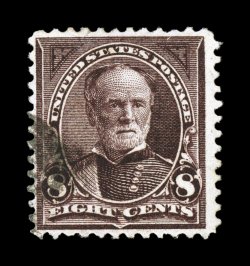 272a, 8c Violet brown, watermarked USIR in error, strong rich color, face-free cancel, nearly very fine for this scarce stamp 2006 PF certificate.