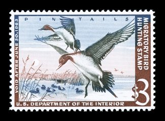 RW29, 1962 $3.00 Multicolored, exceptionally well centered, brilliantly fresh, o.g., n.h., extremely fine 2007 PSE certificate (XF-Superb 95 SMQ $190.00).