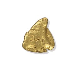 Gold nugget, weighing 15 grams or very slightly less than a half troy ounce, from the Wheatland Ranch, California, which was formerly owned by the Damon Estate, quite attractive
and it would make an interesting pendant on a necklace also an alum