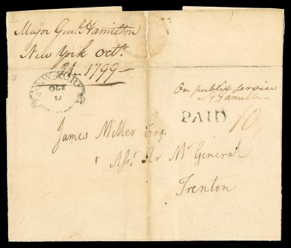 Hamilton, Alexander American soldier and statesman (1755?-1804) first US Secretary of the Treasury during the Revolution, an aide to Gen. George Washington, forming a lifelong
association one of the primary authors of the Federalist Papers in