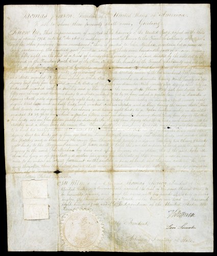 Jefferson, Thomas Third President of the United States (1743-1826, served 1801-09) Vice President under John Adams first US Secretary of State made the Louisiana Purchase from
Napoleon, doubling the nations size principal author of the Decla