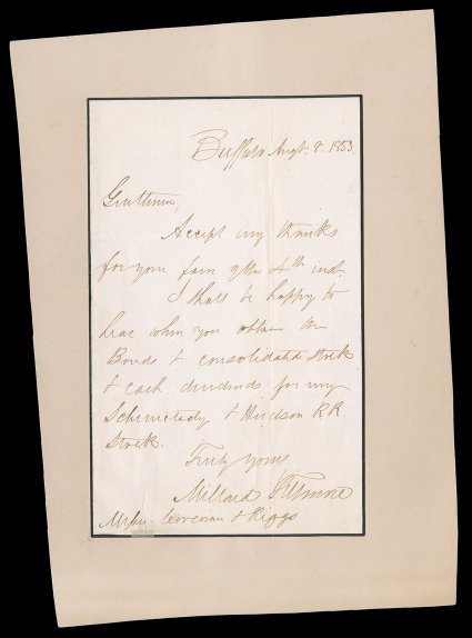 Fillmore, Millard Thirteenth President of the United States, succeeding upon the death of Zachary Taylor (1800-74, served 1850-53) the last Whig to become president saw the
addition of California to the Union supported the Compromise of 1850,