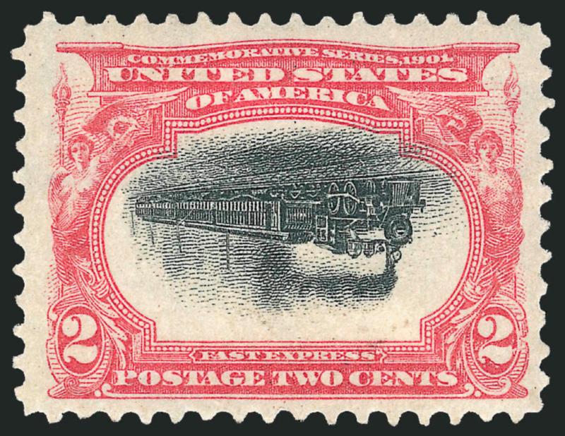 2c Pan-American, Center Inverted (295a).> Full and absolutely pristine original gum which has just one hinge mark at top, radiant colors as fresh as the day they were printed, choice centering with wide and
balanced margins<><>^EXTREMELY FINE. A ST