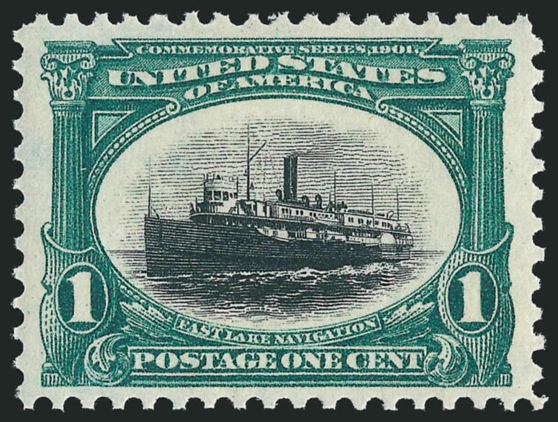 1c Pan-American (294).> Mint N.H., Jumbo margins and precise centering, lovely bright colors, Extremely Fine Gem, with 2010 P.S.E. certificate (XF-Superb 95 Jumbo SMQ $435.00 as 95, $1,250.00 as 95)