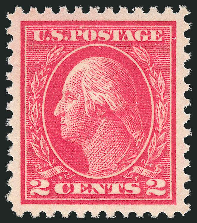 2c Deep Rose, Ty. Ia (500).> Mint N.H., characteristic Ty. Ia vivid color, mathematically perfect centering with wide margins, long and full perforations on fresh paper<><>^EXTREMELY FINE GEM. A TRULY
MAGNIFICENT MINT NEVER-HINGED EXAMPLE OF THE 2-
