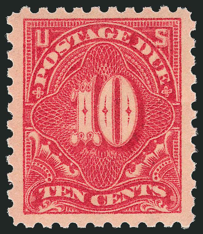 1c-10c 1914 Postage Due (J52-J53, J55-J56).> Mint N.H. except 1c faintly hinged, three 2c, various shades, well-centered, Very Fine-Extremely Fine, most in the higher grade, No. J53b with 2003 P.S.E.
certificate
