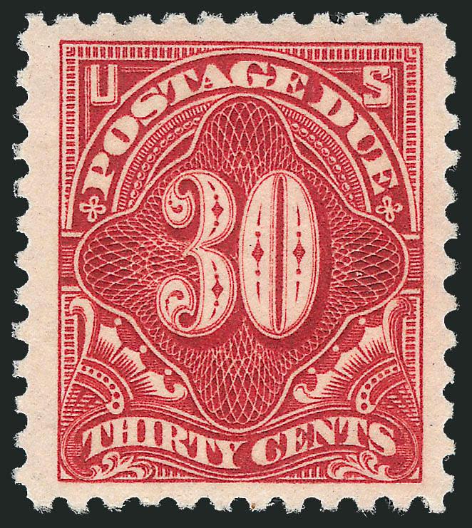 1c-30c 1917 Postage Due (J61-J66).> 16 Mint N.H. singles, all are different listed shades, two or three of each denomination, Very Fine-Extremely Fine with a fair number of really nice examples, fresh and
desirable group