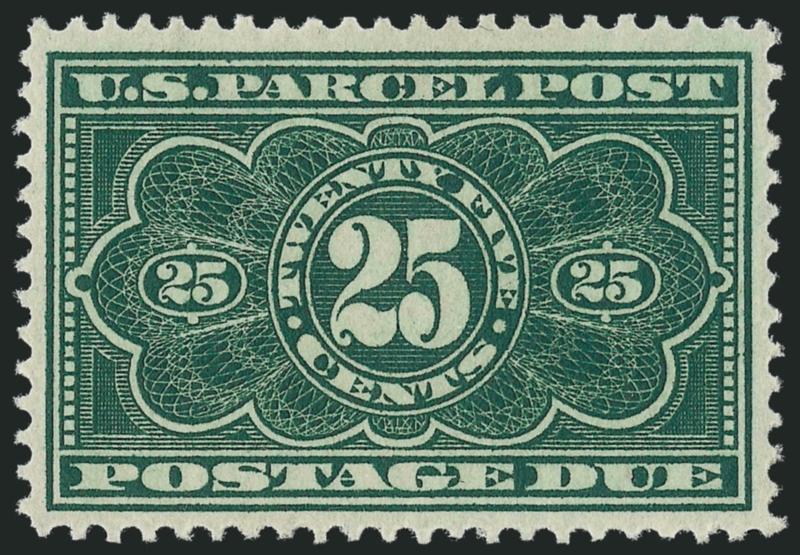 1c-25c Parcel Post Postage Due (JQ1-JQ5).> Mint N.H. except 1c which has small margin stain, others Fine-Very Fine, also incl. extra unused 2c and used set with couple faults, 2c Mint N.H. with 1992 P.F.
certificate