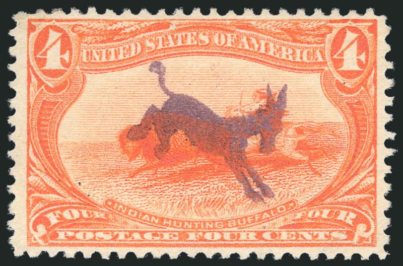 Kicking Mule Fancy Cancels on U.S. Stamps and Covers.> 13 items struck with Kicking Mule cancels, incl. six 1c-3c Bank Notes, 4c 1894-95 Issue, 1c and 4c Trans-Mississippi, 5c Columbian Issue cut square, also
three covers, incl. one with pair No. 210