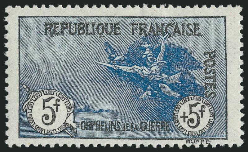 FRANCE, 2c + 3c-5fr + 5fr Orphans (B3-B9 Yvert 148-155).> Fresh, Fine-Very Fine, Yvert e3,100