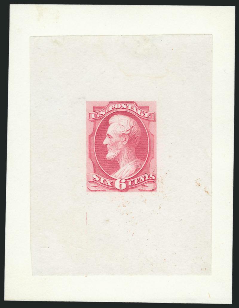 Banknote Issue Essay and Proof Balance (148E, 153P1, 164P2, 166P2).> Five items, No. 148E, approx. 50 x 57mm and mounted on slightly larger card, No. 153P1 die sunk on 128 x 191mm card with full die sinkage,
Nos. 164P2 and 166P2, also No. 115E plate