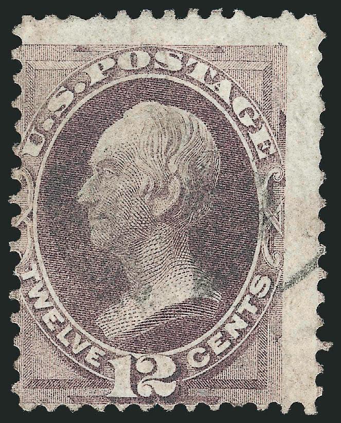 12c Dull Violet, Grill (140).> H. Grill, light cancel, couple perf flaws, Very Good, with 1978 P.F. certificate