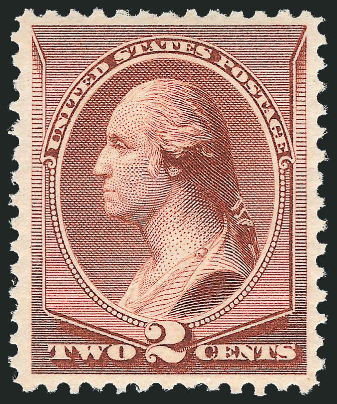 2c Pale Red Brown, Special Printing (211B).> Mint N.H., essentially perfectly centered, fresh and crisp with a sharp impression, Extremely Fine, with photocopy of 1991 P.F. certificate for block of eight and
2008 P.S.E. certificate (VF-XF 85 SMQ $1,