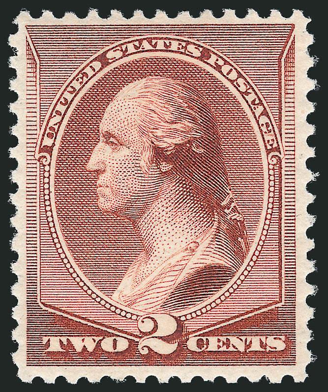 2c Pale Red Brown, Special Printing (211B).> Original gum, single hinge mark, deep rich color, Very Fine and choice, with 2005 P.F. certificate