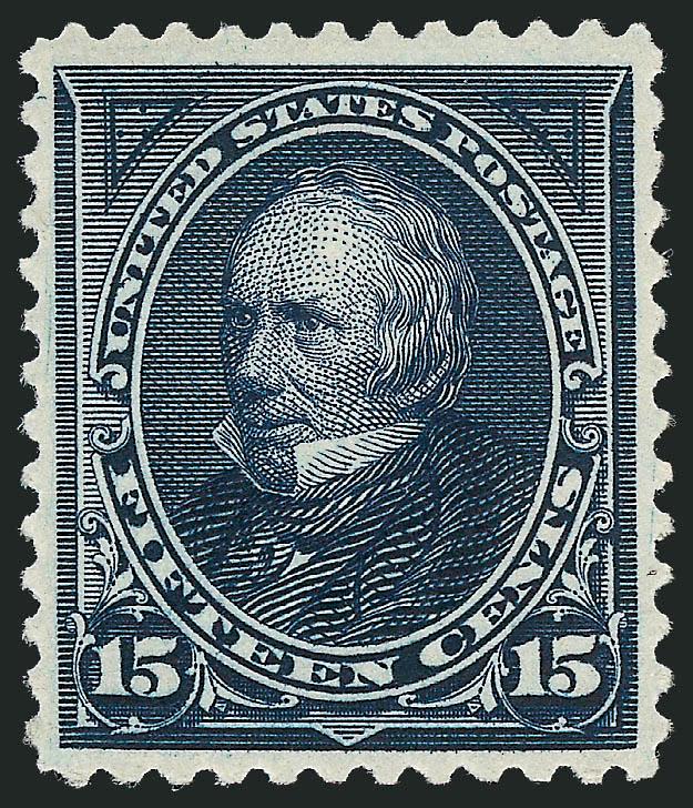 15c Dark Blue (259).> Original gum, lightly hinged, nice centering and intense color, Very Fine and choice, with 2005 P.F. certificate