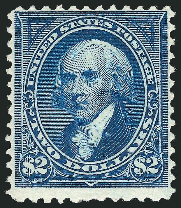 $2.00 Bright Blue (262).> Original gum, single hinge mark, rich color, fresh and Fine, with 2003 P.F. certificate