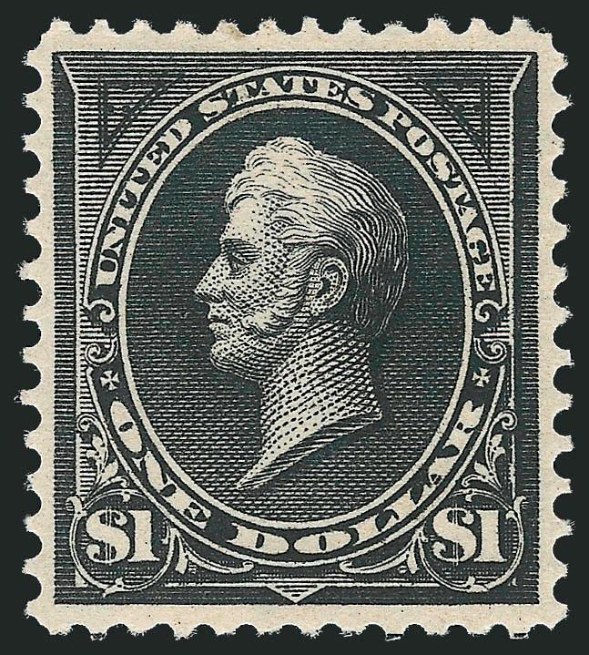 $1.00 Black, Ty. I (276).> Original gum, gorgeous centering, intense shade and detailed impression, Extremely Fine, with 2006 P.F. certificate (XF 90)