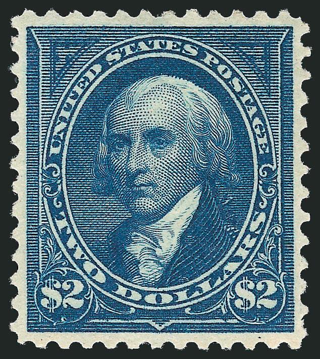 $2.00 Bright Blue (277).> Original gum, beautiful centering and fresh color, Extremely Fine, with 1991 and 2001 P.F. certificates