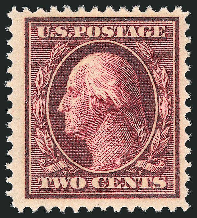 2c Lake (375b).> Single hinge mark at top, wonderful depth of color in the unmistakable Lake shade, Very Fine, with 2000 P.F. certificate