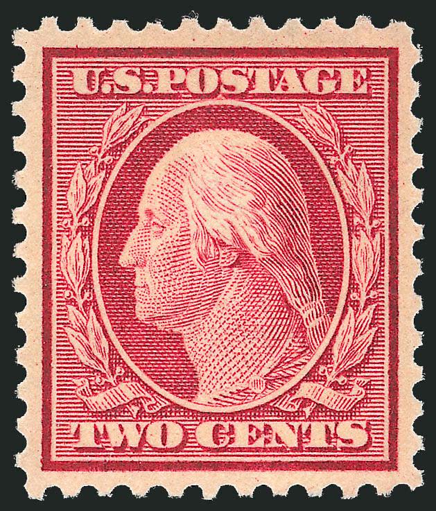 2c Carmine (519).> Mint N.H., brilliant color and detailed impression on post-office fresh paper, wide margins, Extremely Fine, ex Whitman, with 2000 P.F. and 2008 P.S.E. certificates (XF 90 SMQ
$1,850.00)