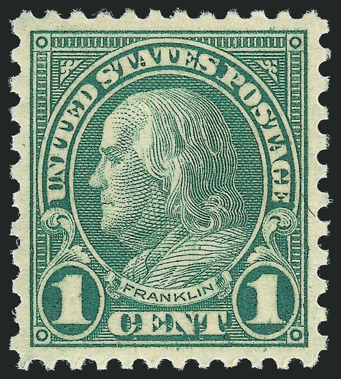 1c Green, Rotary (578).> Faintly hinged if at all, perfectly centered, Extremely Fine Gem, with 2009 P.S.E. certificate (Superb 98 SMQ $350.00)