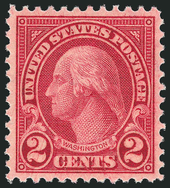 2c Carmine, Rotary, Perf 11 (595).> Mint N.H., choice margins and centering, rich color, Extremely Fine Gem, with 1993 P.F. certificate for block and 2010 P.S.E. certificate (XF-Superb 95 SMQ $2,300.00)